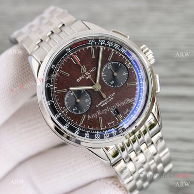 Swiss Breitling Premier Bentley Centenary Limited Edition BLS A7750 Chocolatee Dial Watch AAA Replica